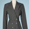 Veste en lainage gris Alaïa