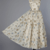 Robe en mousseline de soie imprimée de papillons