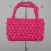 Sac 1970 en perles de plastique rose Barbie