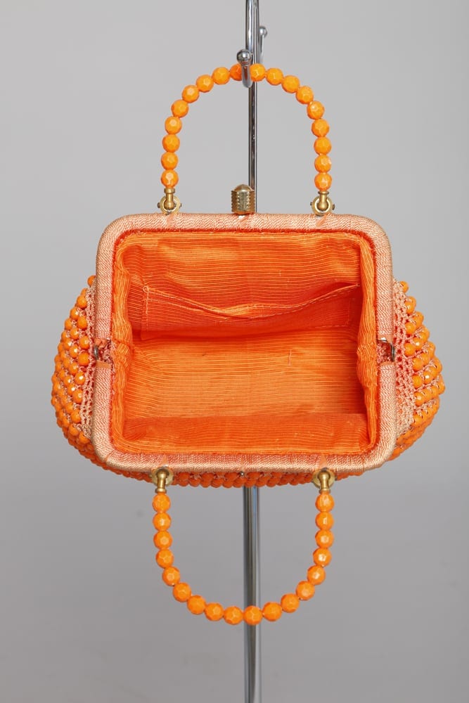 Sac 70' vinyle orange - Accessoires/Bijoux Sacs Ceintures