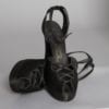 Paire de chaussures en satin noir Sak's Fifth Avenue