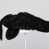 Chapeau en velours de soie noir 1940