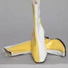 Bottes 1960 - 1970 en vinyle blanche et jaunes