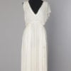 Robe 1920 en tulle blanc perlé