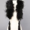 Boa 1910 - 1920 en autruche noir