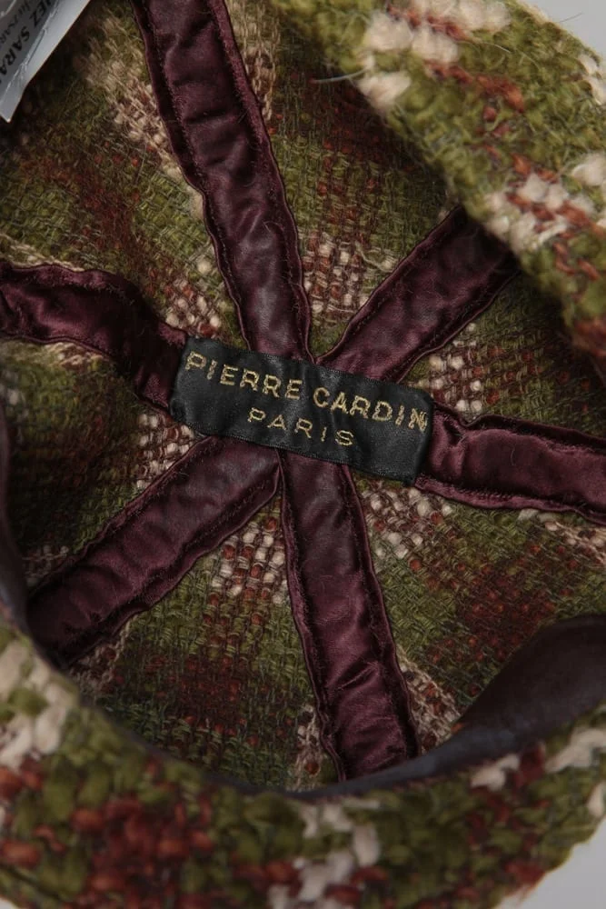 Casquette en lainage à carreaux – Image 3