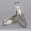 Paire de chaussures en tissu pied de coq Christian Dior