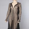Manteau en dentelle noire 1930