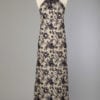 Robe longue en lurex et paillettes