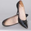 Paire de chaussures en cuir et Lézard bleu marine et blanc