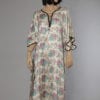 Peignoir en satin imprimé Japonisant