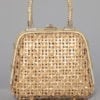Sac 1950 en osier tressé