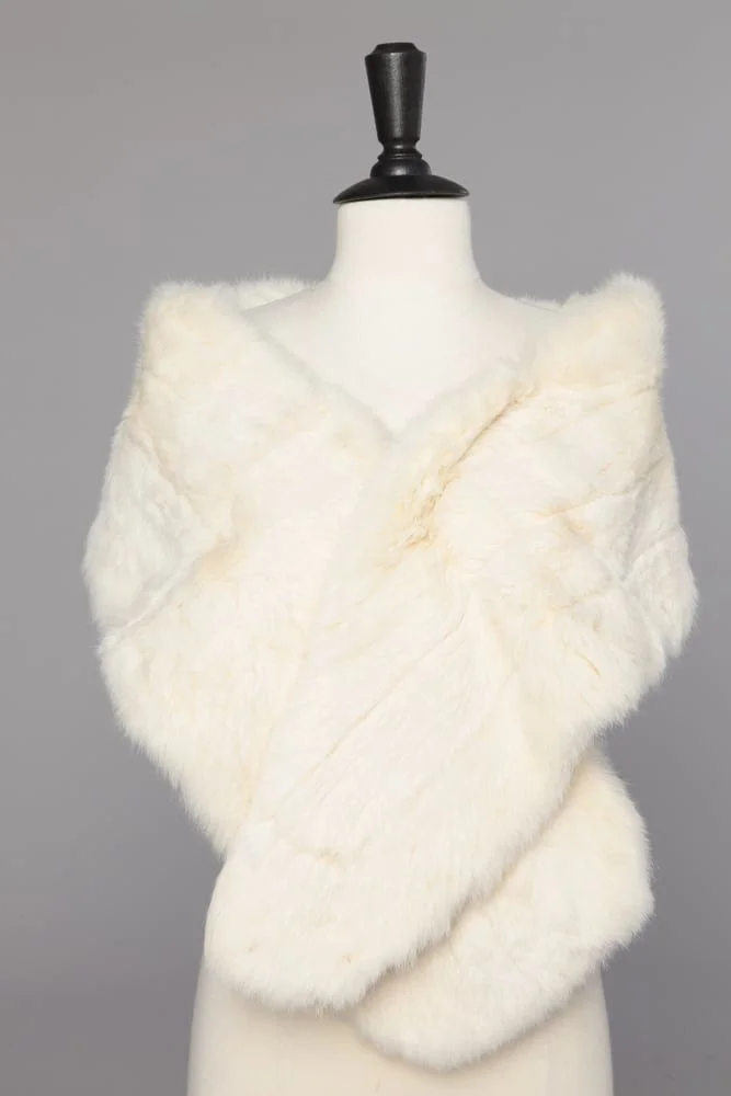 Etole en fourrure blanche 1940