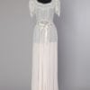 Chemise de nuit en mousseline blanche