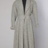 Manteau 1980 en lainage gris