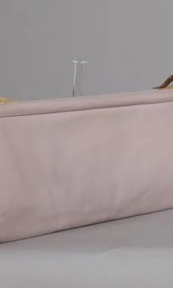 Alternative view of Pochette en cuir rose