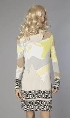 Mini robe en jersey de soie imprimée Emilio Pucci