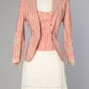Bustier et veste en soie rayée Lolita Lempicka
