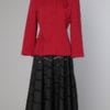 Veste en lainage rouge 1940