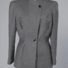 Veste en lainage gris Griffé Thierry Mugler