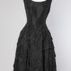 Robe 1950 en faille noire