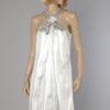 Robe 1970 en lamé argent