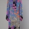 Robe 1970 en jersey de soie imprimé Léonard