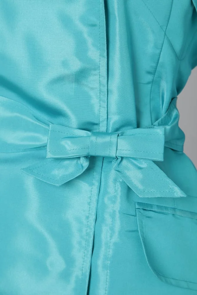 Trench en soie turquoise Lolita Lempicka – Image 3