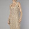 Robe 1960 en tulle entièrement brodée de perles et strass