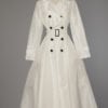 Imperméable en nylon blanc 1990