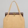 Sac 1940 en paille tissé