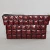 Sac 1940 en patchwork de croco rouge