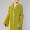 Veste en velours vert Roméo Gigli