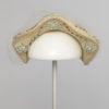 Chapeau en paille 1950 brodé