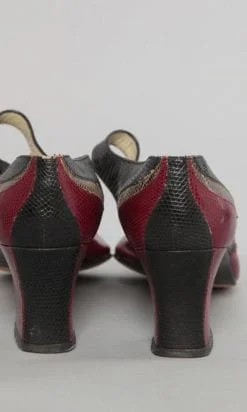n1125_chaussures_lezard_rouge_marine_marron_pic001