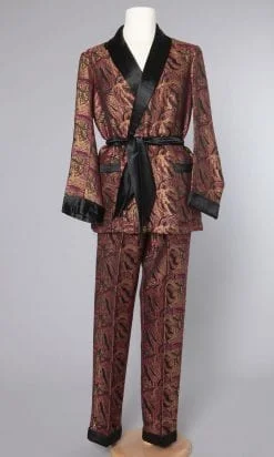 n1139_pyjama_homme_jacquard_bordeaux_noir_orange_pic001