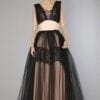 n1177_robe_longue_ball_tulle_noire_fond_rose_dentelle_noire_1950_pic001