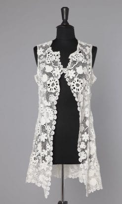 Veste sans manches en Irlande fait main vers 1900