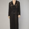 Robe en mousseline et guipure noire griffé Comme des Garçons