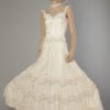 Robe de mariée 1950 griffée Carven