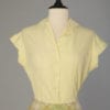 Chemisier en coton jaune 1950