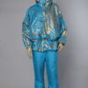 Ensemble de ski  bleu et or griffé Léonard