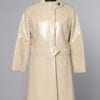 Imperméable en skaï 1970 griffé Pierre Cardin