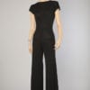 Combinaison pantalon en jersey noir