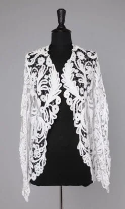 Veste 1900 en luxeuil fait main