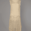 Robe 1925 en dentelle de soie ivoire