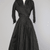 Tailleur 1950 en faille noire