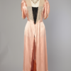 Déshabillé en satin rose et dentelle 1940