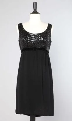 n2195_robe_en_crepe_noir_haut_paillete_noir_1960_pic001