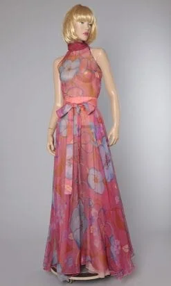 n2398_robe_longue_en_organza_imprime_de_fleurs_1970_taille38_pic001
